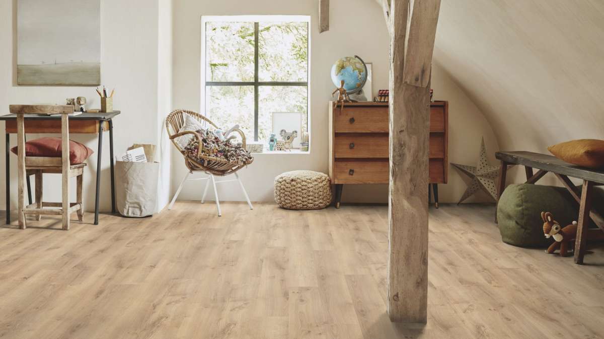 Tarkett iD Inspiration Click Solid 30 (Rustic Oak BEIGE) 24627025 - Zámkový vinyl