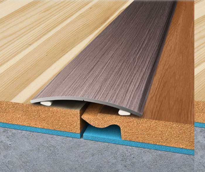 Bohemia profil přechodová lišta 90cm 98/1 33 Dub šedý 98133