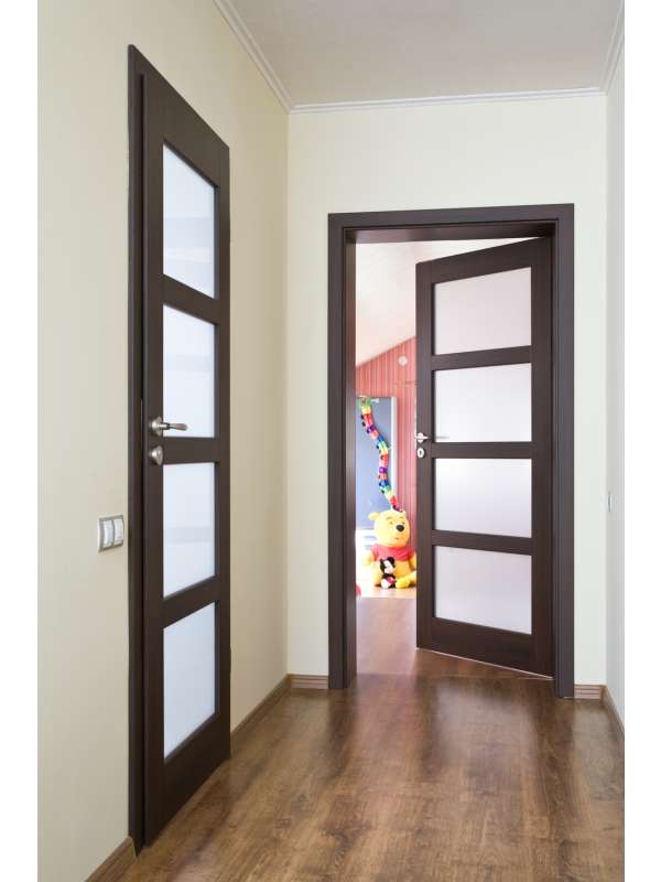 Interiérové dveře VASCO Doors - PORTO 5, bílá mat, levé 80