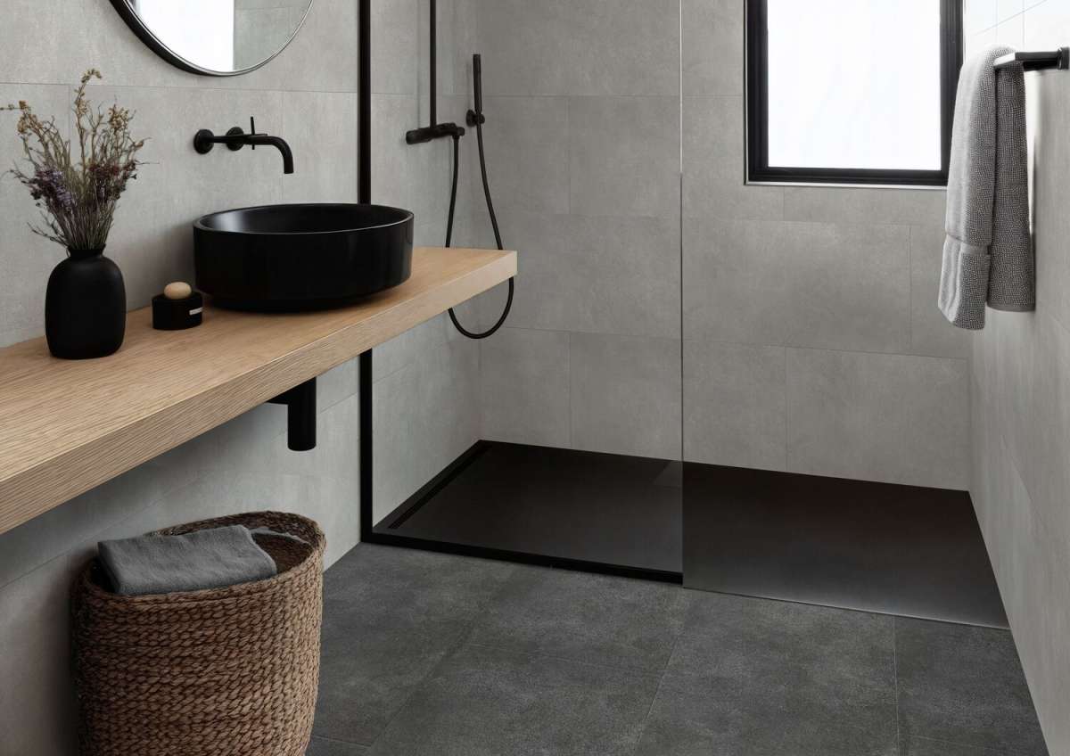 Gerflor Creation 55 - 1601 BLOOM UNI DARK - Vinyl k lepení