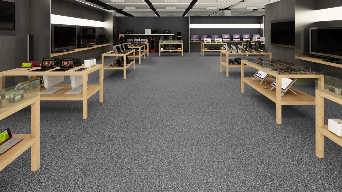 Tarkett iD TILT HIT (Multi BLACK MIX) 24749017 - Vinylové dílce puzzle