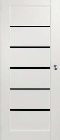 Posuvné dveře do pouzdra VASCO Doors - PRIMO 6, SKLADEM, L60, bílá