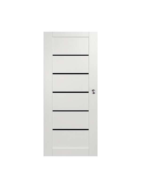 Posuvné dveře do pouzdra VASCO Doors - PRIMO 6, SKLADEM, L60, bílá