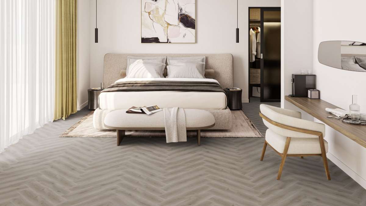 Tarkett iD Classics 30 HB (Contemporary Oak GREY) 261003002 4,46 m2/bal - lepený vinyl