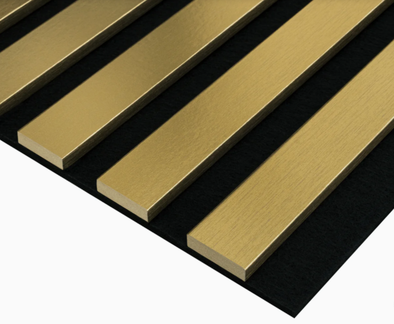 WOHNARTIG PREMIUM - Dekorační akustický filcový panel na zeď - 27 x 275 cm - 0,74m²- černý filc