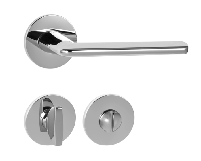 MP Kování - TI ELIPTICA R 3098 5S - OC Chrom lesklý - Klika s kulatou rozetou