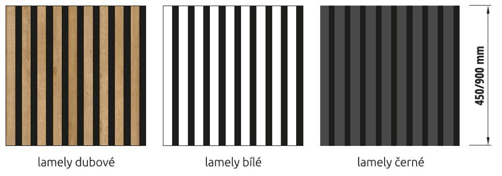 Kospan MEDIUM - Dekorační akustický filcový panel na zeď - 45x90cm 0,405m²