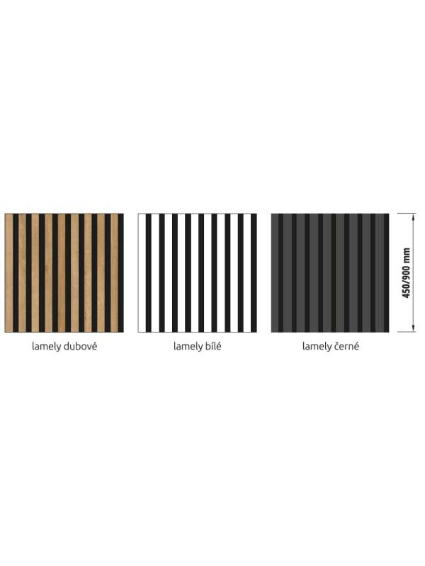Kospan MEDIUM - Dekorační akustický filcový panel na zeď - 45x90cm 0,405m²