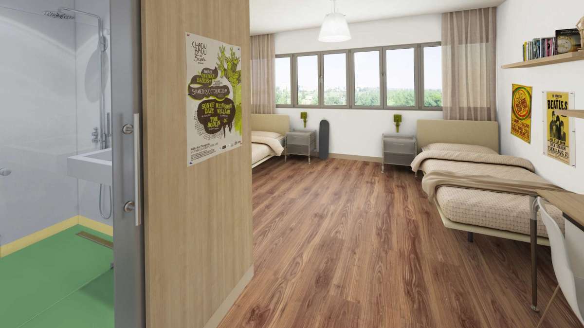 Tarkett iD Inspiration 55 (American Walnut CINNAMON) 24513051 - 3,6 m2 lepený vinyl
