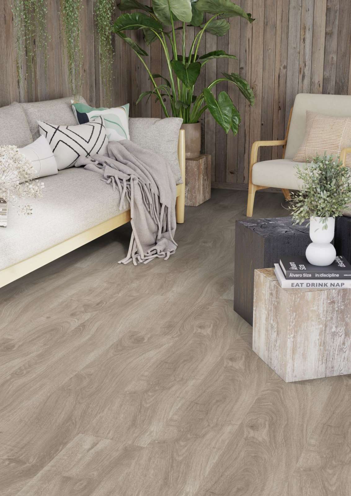 Tarkett iD Click Ultimate 55 (English Oak GREY BEIGE) 260022041 1.094 m2/bal - kompozit