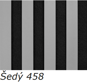 WOHNARTIG SPAZIO - Dekorační akustický filcový panel na zeď - 27 x 260 cm - 0,70m²- černý filc