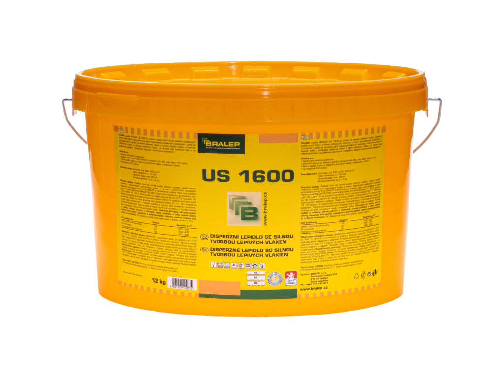 Bralep US 1600 - 4 kg - disperzní lepidlo