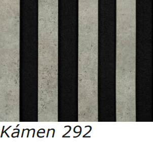 WOHNARTIG SPAZIO - Dekorační akustický filcový panel na zeď - 27 x 260 cm - 0,70m²- černý filc