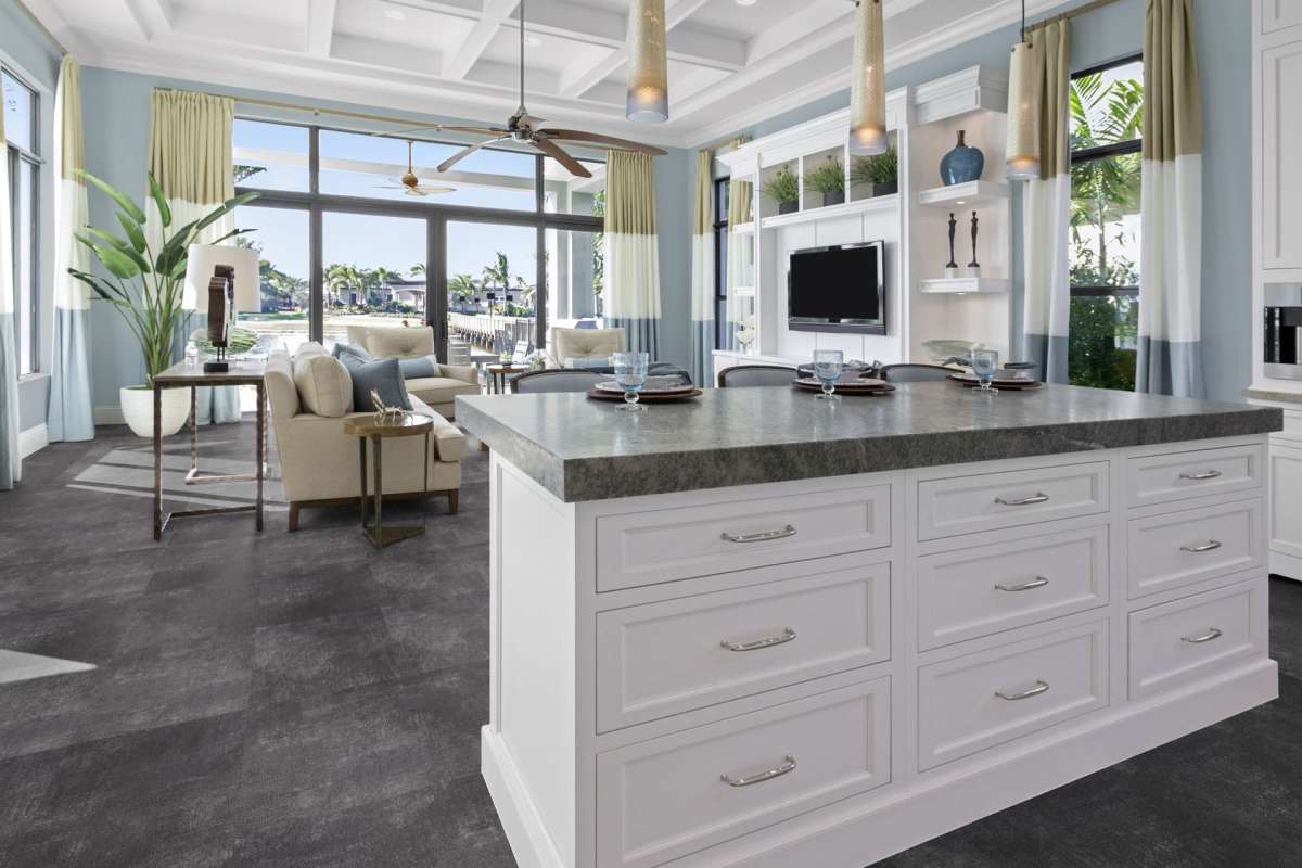 Gerflor Creation 55 Looselay 1269 FABRIK MIX DARK GREY