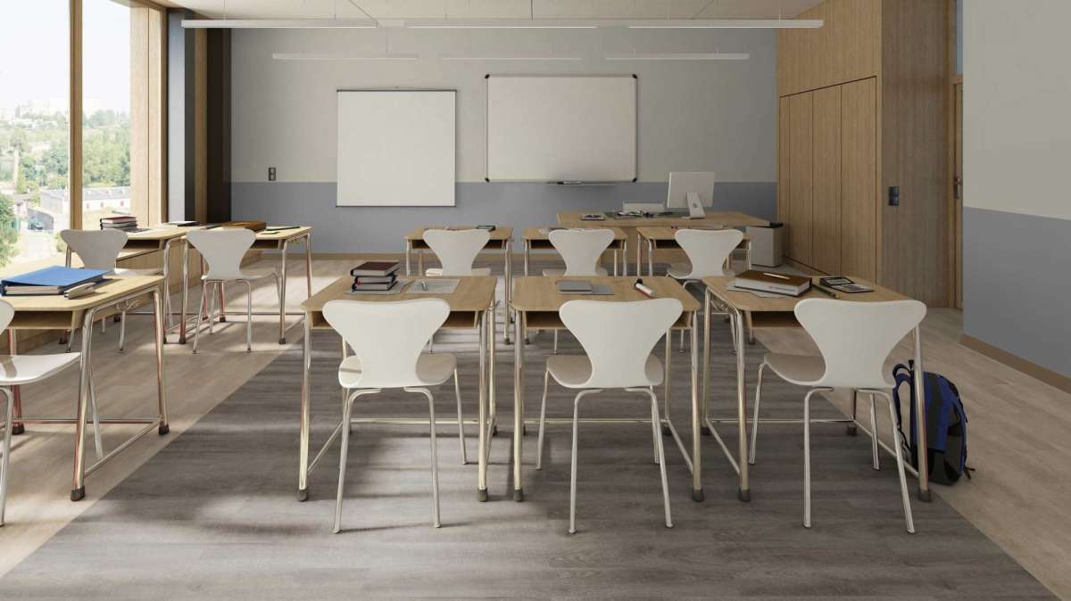 Tarkett iD Inspiration 55 (Antik Oak DARK GREY) 24513006 - 3,6 m2 lepený vinyl