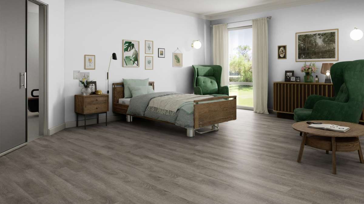 Tarkett iD Inspiration Click Solid 55 (Antik Oak DARK GREY) 24616006 - Zámkový vinyl